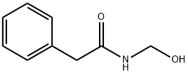 N-(HYDROXYMETHYL)-2-PHENYLACETAMIDE, 6291-06-1, 结构式