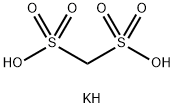 Methanedisulfonic acid dipotassium salt Struktur