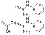 苯基胍碳酸盐, 6291-89-0, 结构式