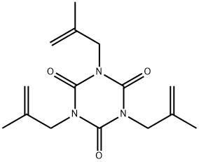 1,3,5-トリメタリル-1,3,5-トリアジン-2,4,6(1H,3H,5H)-トリオン 化学構造式
