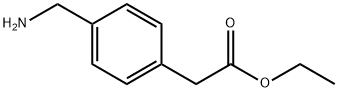 4-aminomethylphenylacetic acid ethyl ester 化学構造式