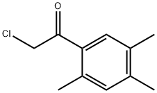 2-クロロ-1-(2,4,5-トリメチルフェニル)エタノン 化学構造式