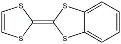 2-(1,3-ベンゾジチオール-2-イリデン)-1,3-ジチオール 化学構造式