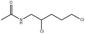 N-(2,5-ジクロロペンチル)アセトアミド 化学構造式
