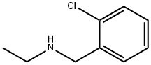 (2-クロロベンジル)エチルアミン 化学構造式