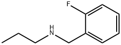 N-(2-氟苄基)-1-丙基胺 结构式