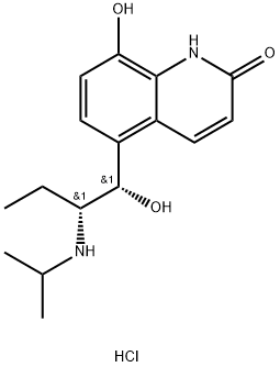 プロカテロール塩酸塩0.5 水和物 化学構造式