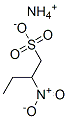 2-硝基丁烷-1-磺酸铵, 6293-53-4, 结构式