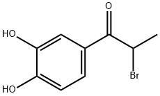 2-bromo-3-4-dihydroxypropiophenone  化学構造式
