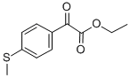 4-チオメチルベンゾイルぎ酸エチル 化学構造式