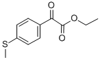 ETHYL 4-THIOMETHYLBENZOYLFORMATE Structure