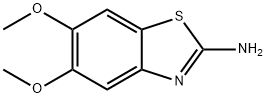 2-amino-5,6-dimethoxy-benzothiazol 结构式