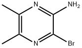 3-溴-5,6-二甲基吡嗪-2-胺, 6294-69-5, 结构式