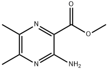 METHYL 3-AMINO-5,6-DIMETHYLPYRAZINE-2-CARBOXYLATE Struktur