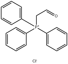 (FORMYLMETHYL)TRIPHENYLPHOSPHONIUM CHLORIDE Struktur