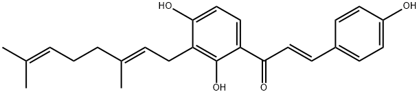 xanthoangelol Struktur