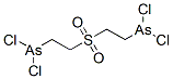 ビス[2-(ジクロロアルシノ)エチル]スルホン 化学構造式