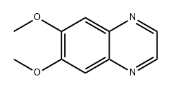 6,7-ジメトキシキノキサリン 化学構造式