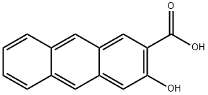 3-hydroxyanthracene-2-carboxylic acid Structure