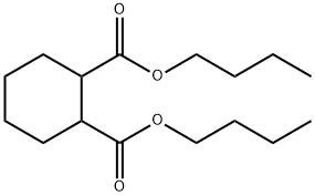 1α,2α-シクロヘキサンジカルボン酸ジブチル 化学構造式