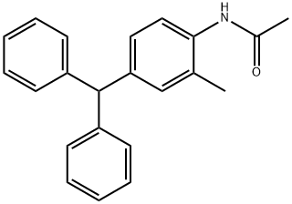 N-(4-benzhydryl-2-methyl-phenyl)acetamide Structure