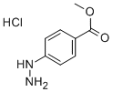 4-HYDRAZINOBENZOIC ACID METHYL ESTER HYDROCHLORIDE Structure