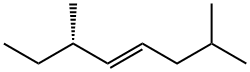 (6S,4E)-2,6-Dimethyl-4-octene Structure