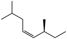(6S,4Z)-2,6-Dimethyl-4-octene Structure