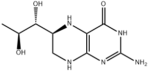 (6S)-Tetrahydro-L-biopterin Structure