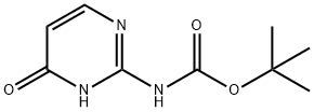 (1,4-二氢-4-氧代-2-嘧啶基)氨基甲酸叔丁酯, 629645-53-0, 结构式
