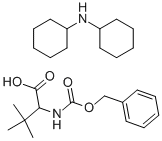Z-L-叔亮氨酸二环己胺盐 结构式