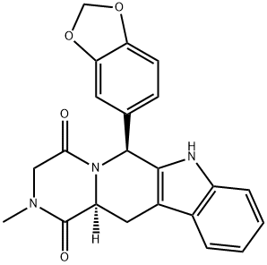 ENT-タダラフィル 化学構造式