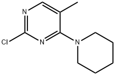 2-chloro-5-methyl-4-piperidinopyrimidine Struktur