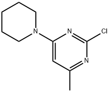 2-chloro-4-methyl-6-piperidinopyrimidine Structure