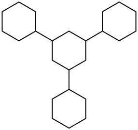 1,3,5-tricyclohexylcyclohexane Structure