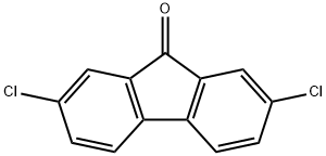 2,7-ジクロロ-9H-フルオレン-9-オン 化学構造式