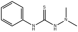 1,1-ジメチル-4-フェニルチオセミカルバジド 化学構造式