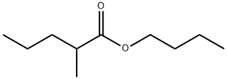 2-メチルペンタン酸ブチル 化学構造式