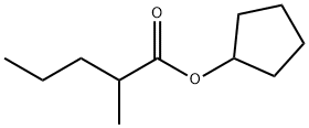 cyclopentyl 2-methylpentanoate Structure
