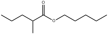 2-甲基戊酸戊酯, 6297-48-9, 结构式
