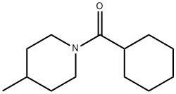 1-(Cyclohexylcarbonyl)-4-methylpiperidine Struktur
