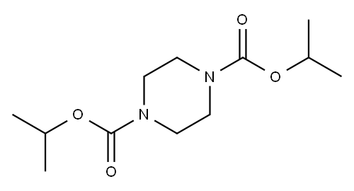 dipropan-2-yl piperazine-1,4-dicarboxylate Structure