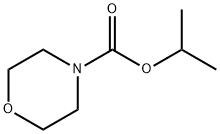 モルホリン-4-カルボン酸イソプロピル 化学構造式