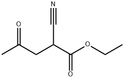 ethyl 2-cyano-4-oxo-pentanoate Struktur