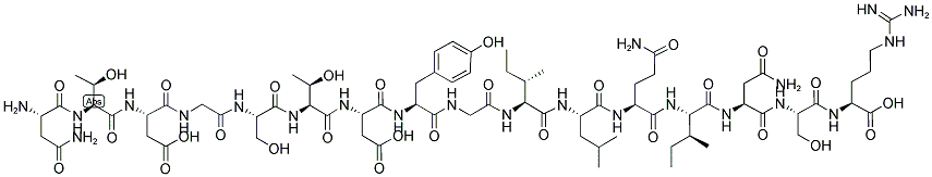 鸡蛋白溶菌酶多肽46-61, 62982-31-4, 结构式