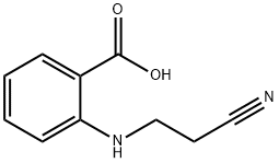 Benzoic acid, 2-[(2-cyanoethyl)amino]- (9CI) Structure