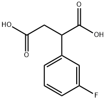 2-(3-FLUOROPHENYL)SUCCINIC ACID Struktur