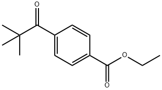 4'-CARBOETHOXY-2,2-DIMETHYLPROPIOPHENONE Struktur