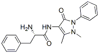 4-phenylalanylaminoantipyrine Struktur