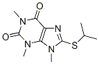 1,3,9-trimethyl-8-propan-2-ylsulfanyl-purine-2,6-dione Structure